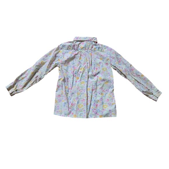 Cacharel button up collared floral kids shirt, size 4 years - Picture 2 of 3